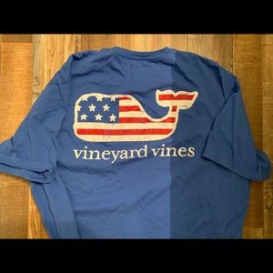 Vineyard Vines- Men’s XL American Flag T-Shirt EUC